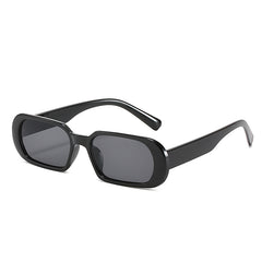 Y2K Rectangle Sunglasses Narrow Sun Shades