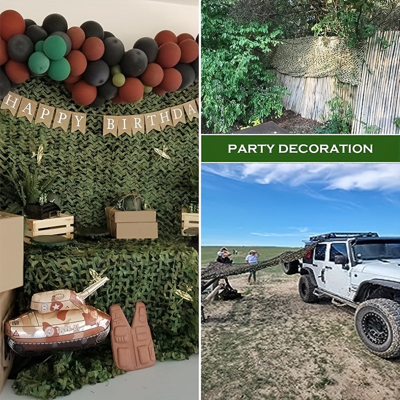 Camouflage Military Spec Netting with Mesh Netting