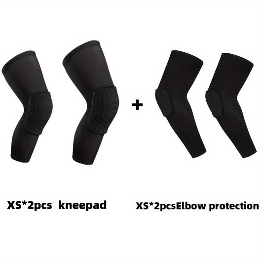 4pc Small Sports Knee Elbow Protection Set Skating Riding Running Yoga