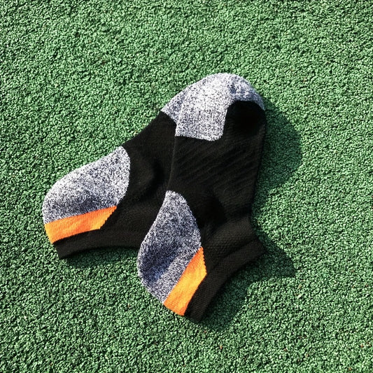 Men's Mid Crew Sport Socks Shock Absorption Athletic Socks