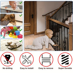 Stair Armrest Protective Net Baby Rail Safety Net Child Door Cover Balcony Net