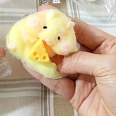 1pc Hamster Squeezing Toy TPR Material Soft Sensory Game