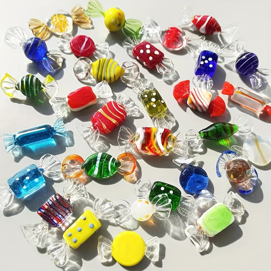 Vintage Glass Candy Ornament Crystal Sweet Party Favor Home Wedding Decor