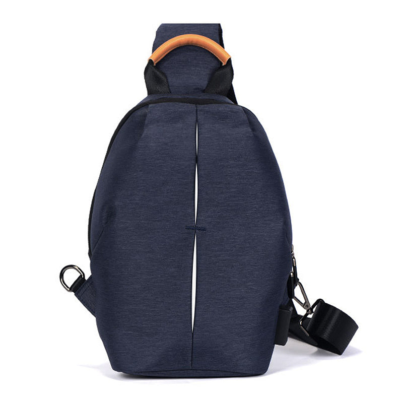 Men's Canvas Casual Outdoor Backpack Shoulder Crossbody Bag