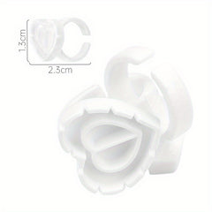 25-30pcs Glue Rings Smart Glue Cups Lash Glue Holder Ring Cup Eyelash Extensions