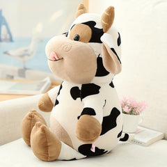 Cute 11in Cartoon Cows Plush Toy - Ideal Christmas Gift for Kids
