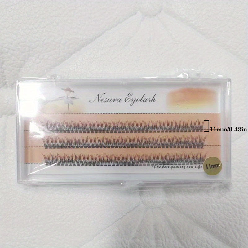 C Curling Fishtail False Eyelashes 0.07mm Thickness