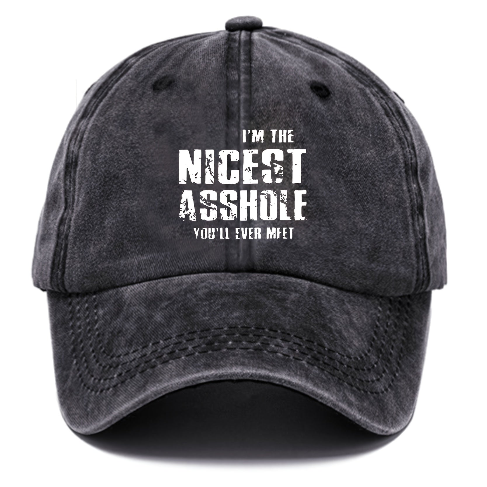 Adjustable Washed Cotton Baseball Cap Sun Hat for Outdoor Activities