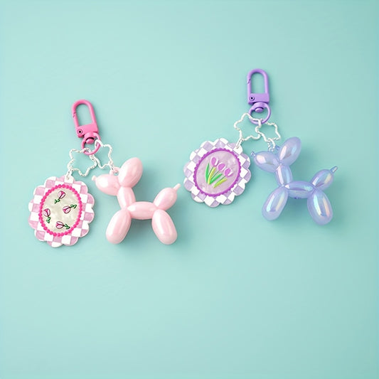 Candy Dog Key Chain Resin Pendant Gift