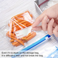125pcs Roll Red Self Adhesive Sticker For Kitchen Storage Mark Label