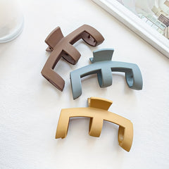 Frosted Hair Claw Nonslip Ponytail Holder Hair Clip