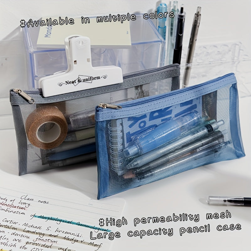 Large Capacity Pencil Case School Office Supplies Gift Storage