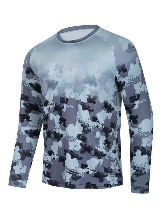 Men's Graphic Print UPF 50 Sun Protection Jacket
