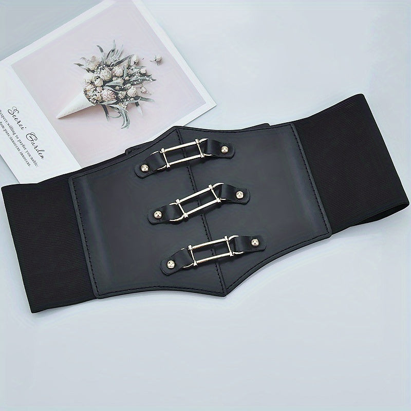 Heart Elastic Cinch Waist Belt Shirt Accessory