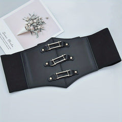 Heart Elastic Cinch Waist Belt Shirt Accessory