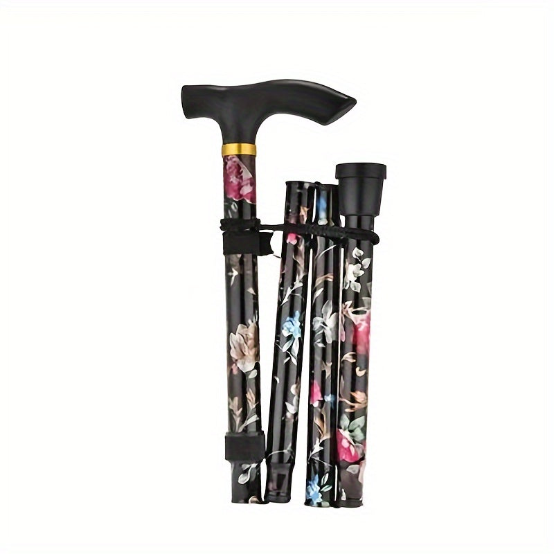 Telescopic Walking Cane Folding Trekking Stick
