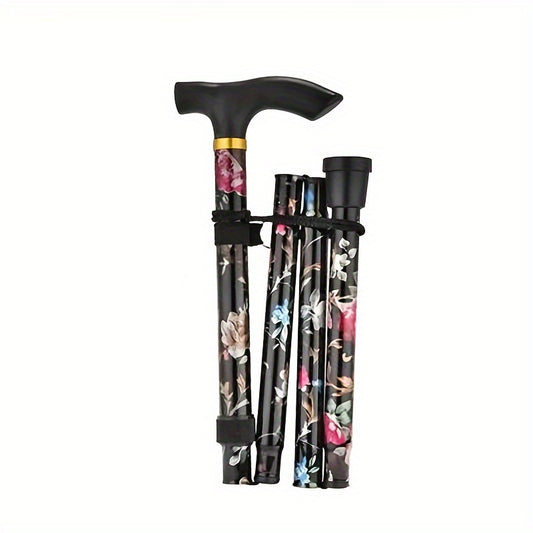 Telescopic Walking Cane Folding Trekking Stick