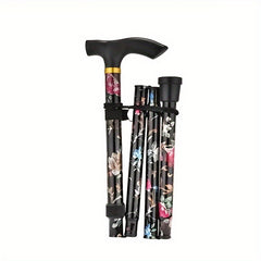 Telescopic Walking Cane Folding Trekking Stick