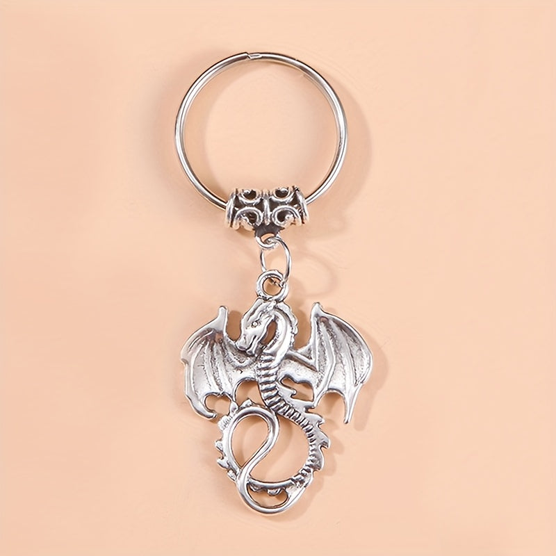 Dragon Decorative Keychain For Men Backpack Car Decoration Gift