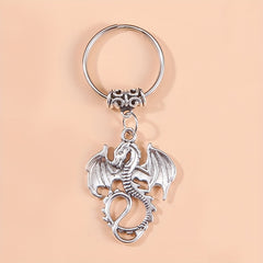 Dragon Decorative Keychain For Men Backpack Car Decoration Gift