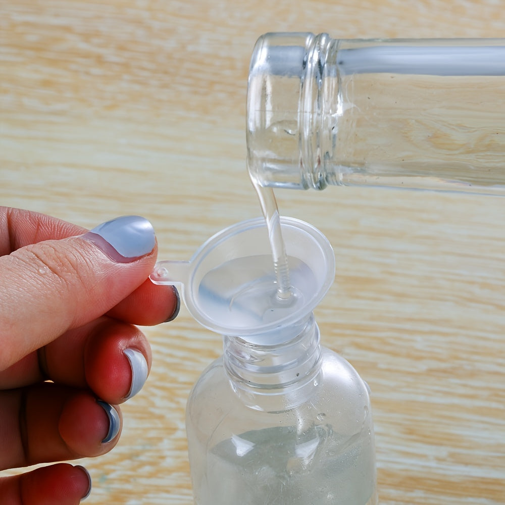 Mini Funnels Clear Plastic for Bottle Filling Perfumes Essential Oils