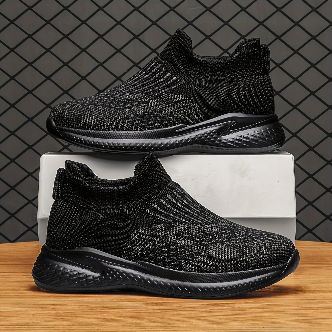 Girl's Slip On Sock Shoes Breathable Non Slip Sneakers