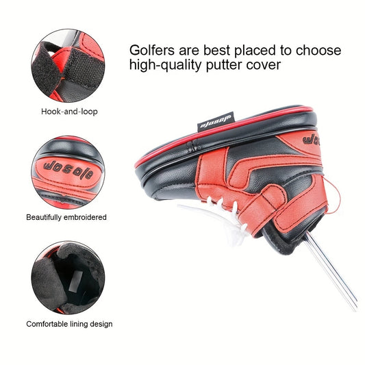 1pc Golf Blade Putter Headcover PU Leather Club Head Protector