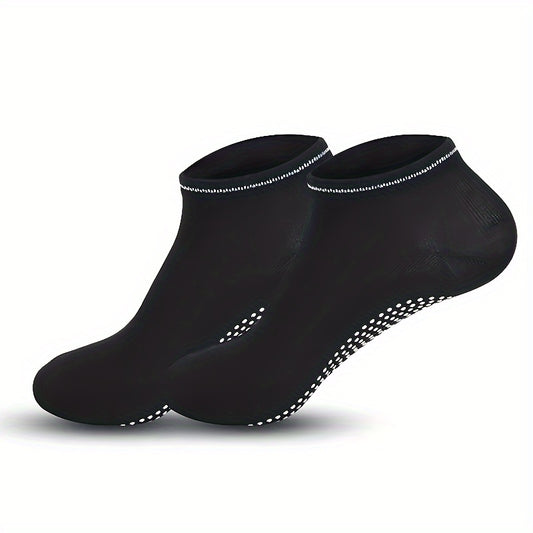 2 Pairs Women's Non-slip Yoga Pilates Socks Breathable Ankle Dance Training Sock