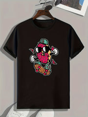 Skateboarding Print Men's Graphic T-shirt