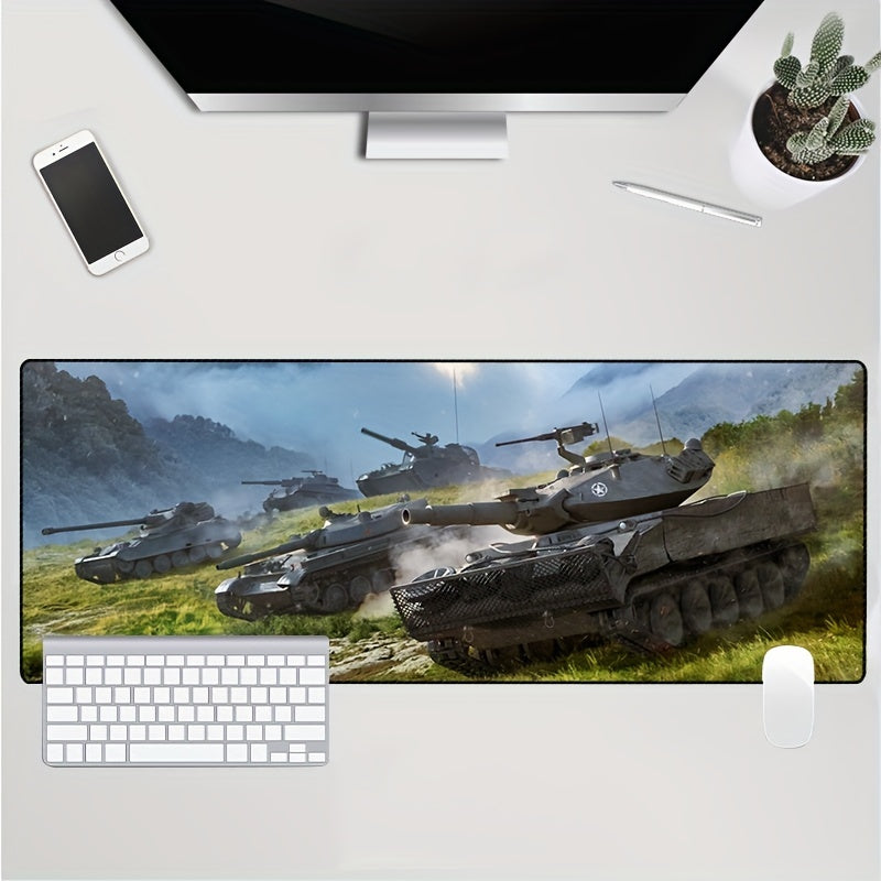 Oversized Thickened Esports Tank Battle Keyboard Desk Pad