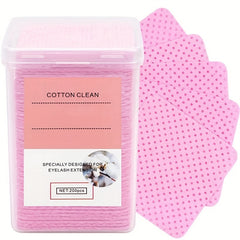 Lint Glue Cleaning Pads Non Woven Eyelashes Nail Polish Makeup Remover Wipes