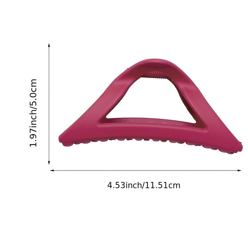 Matte Triangle Hair Claw Clips for Women, Girls