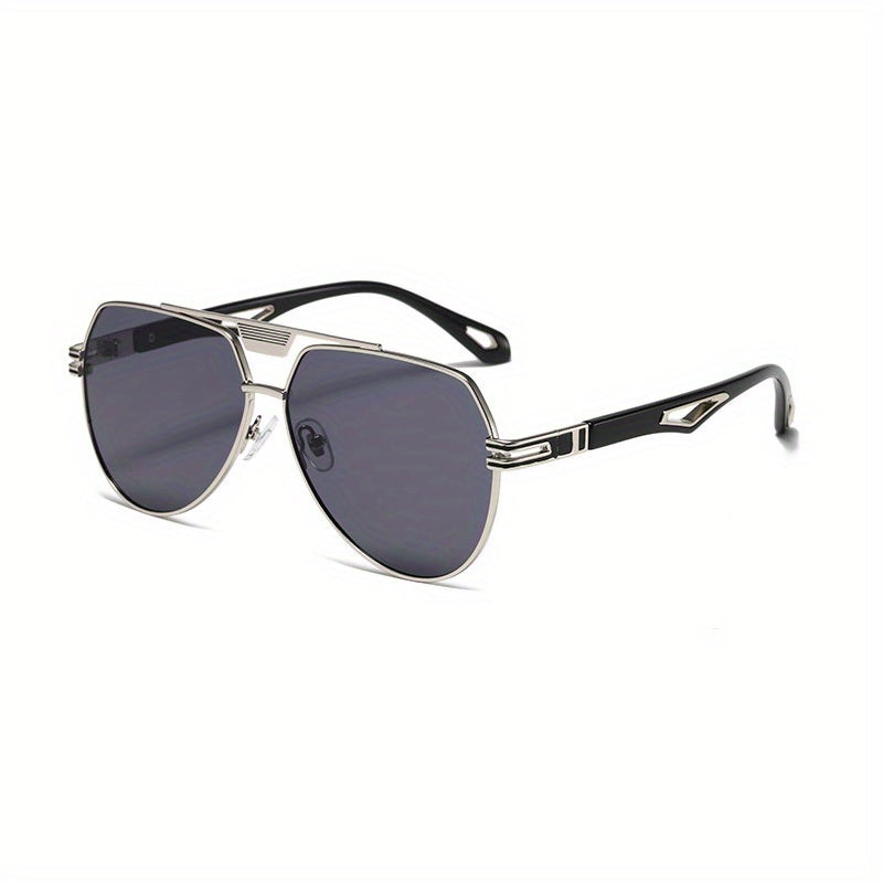 Gradient Double Beam Hollow Sunglasses for Party