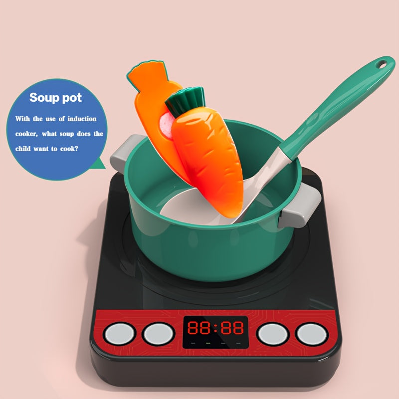 Kids Cooking Utensil Set Pretend Play Toy Gift