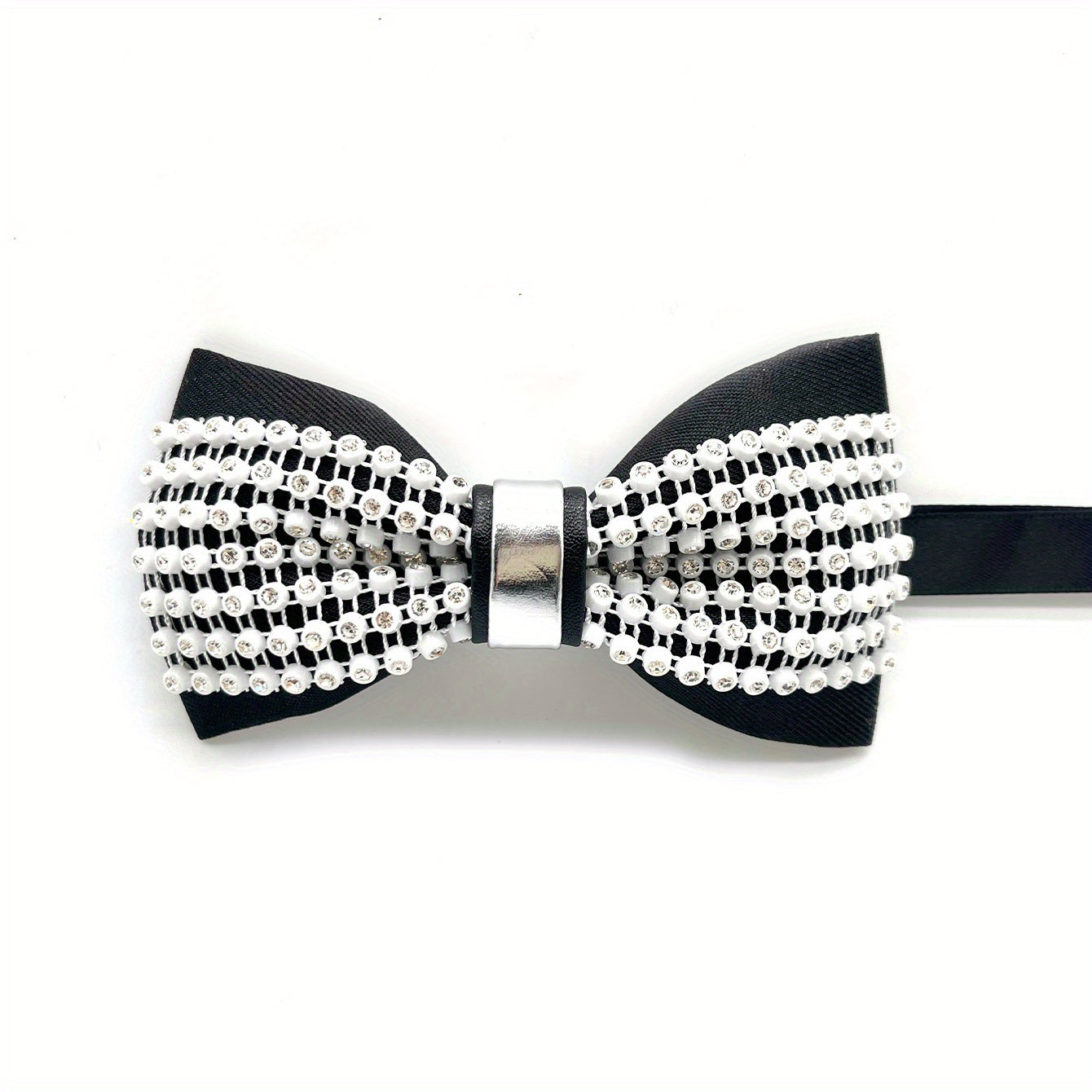 Men's Crystal Bow Tie with Artificial Diamond