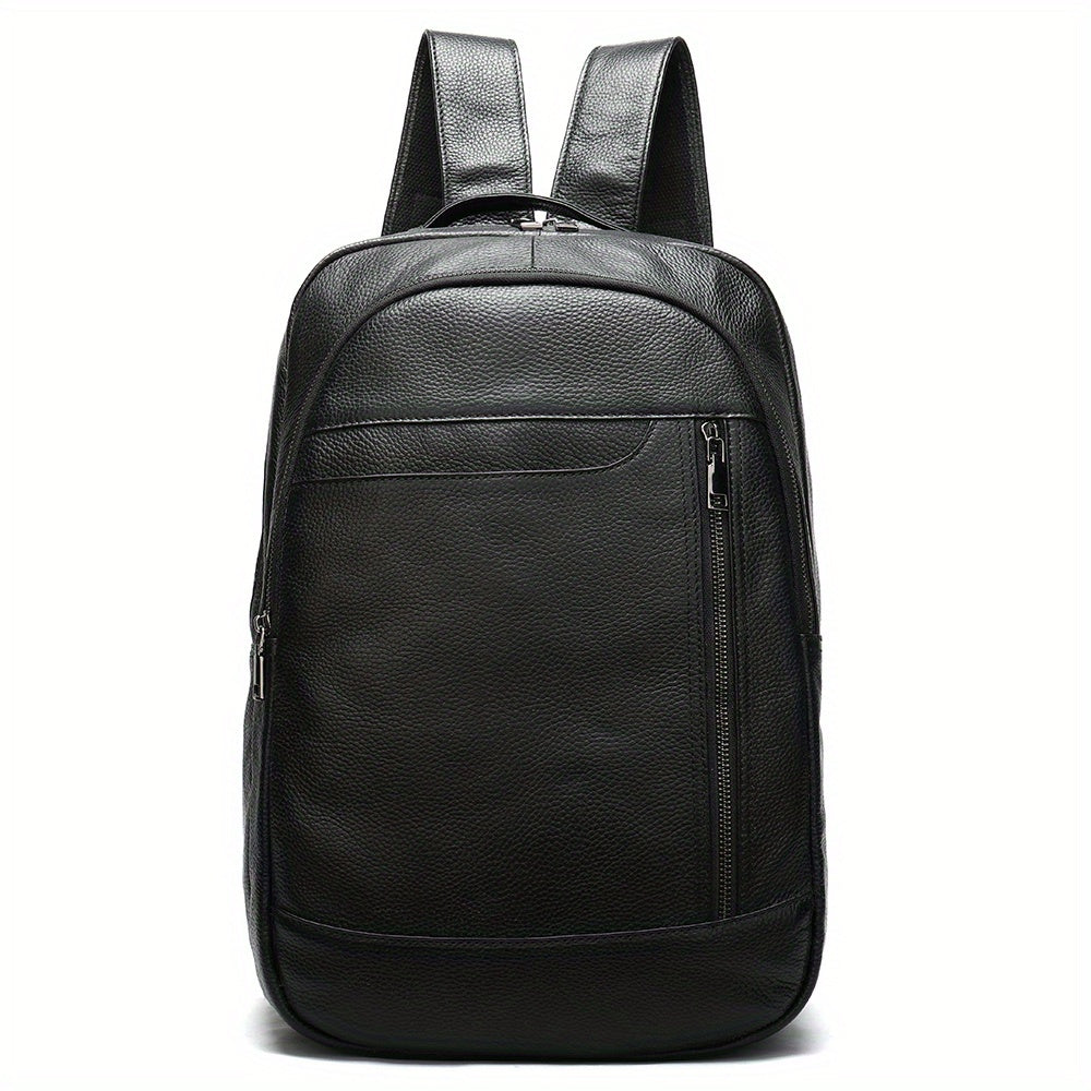 Men's Leather Backpack Large Capacity Travel Backpacks