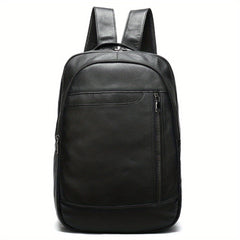 Men's Leather Backpack Large Capacity Travel Backpacks