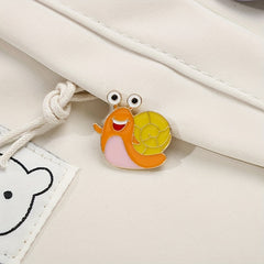 Snail Brooch Pin Cartoon Corsage for Men