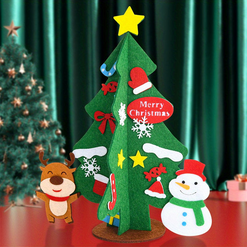 DIY Desktop Christmas Tree Material Package Ornaments Decorations