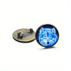 Wolf Totem Brooch Pin - Animal Lover Fashion Jewelry Accessory