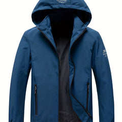 Men's Waterproof Rain Jacket Lightweight Rain Shell Coat