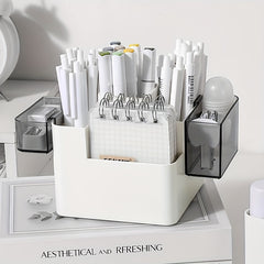 Large Capacity Pen Holder Desk Storage Box Office Desktop Multifunctional
