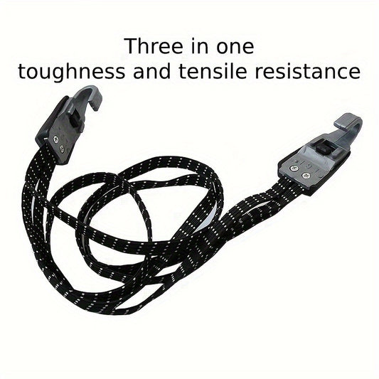 5pcs Bike Luggage Fixed Strap, Plastic Hook, M