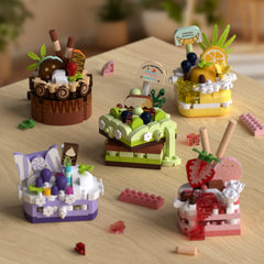 Holiday Cake Block Ornament Decoration Gift