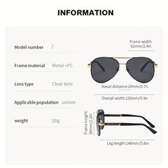 Men's Polarized Sunglasses UV Protection for Driving Fishing Shopping