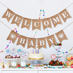 Burlap Personality Party Banner for Special Occasions