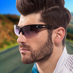 Men's Windproof Sandproof Cycling Glasses UV Protection Sunglasses