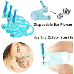 Disposable Ear Piercing Gun Kit with 4mm Studs