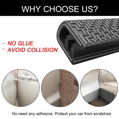 Universal Fit Rubber U Shape Door Edge Trim - 32 8ft, No Glue