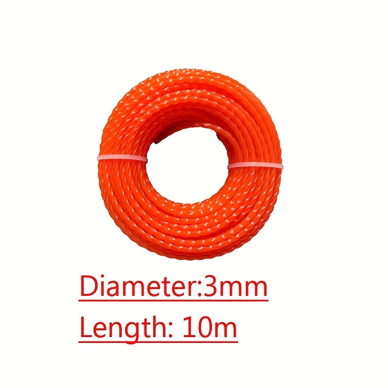 Nylon Lawn Mower Line 2.7-3.0mm 10m